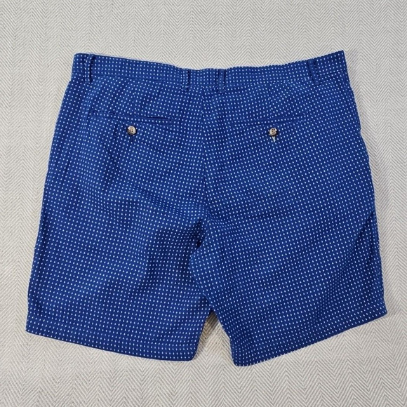 Goodfellow Linden Tech Chino Shorts Men's 40 Blue Wrinkle Resist Stretch 9" EUC - Picture 2 of 13
